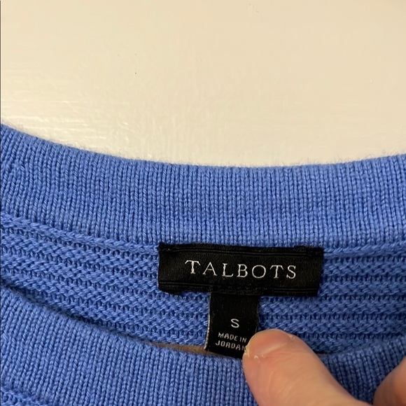 Talbots Periwinkle Sweater great condition - Picture 6 of 9